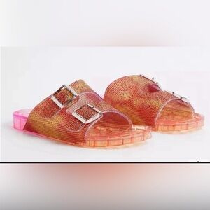 Women’s Double Band Jelly Slide